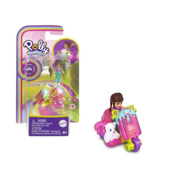 Polly Pocket. Figurka z pojazdem - Mroźny HKV59